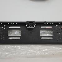 porta targa con led e telecamera