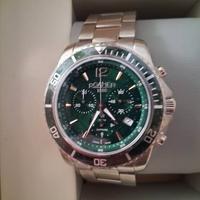 orologio roamer cronografo  quadrante verde smeral