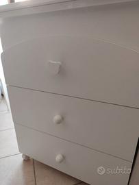 Cassettiera bagnetto Giordani