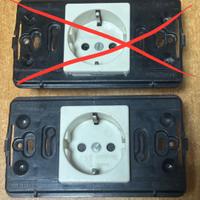 Presa shuko con supporto Bticino Magic