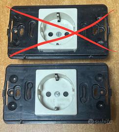 Presa shuko con supporto Bticino Magic