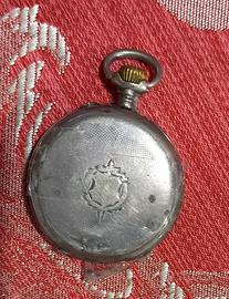 Orologio  da taschino in argento  Remontoir