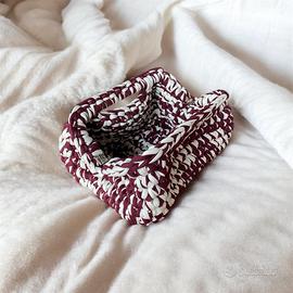 Clutch bag con chiusura 25 cm