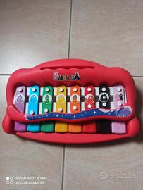 xilofono Barbapapà tastiera bimbi