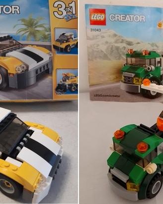 Set LEGO 3-in-1 (31043 + 31046) Cantiere e Camion