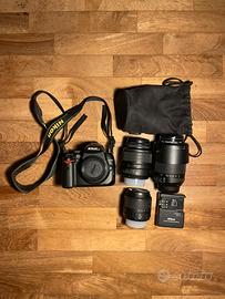 Nikon D5000 + 3 Ottiche