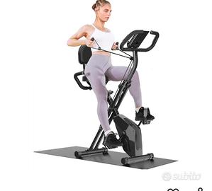 Cyclette pieghevole da casa 4 in 1, 8 livelli 