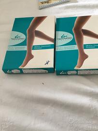 Calze compressione elastica decrescente unisex