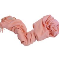 Pashmina rosa in cashmere e seta
