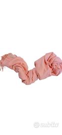 Pashmina rosa in cashmere e seta