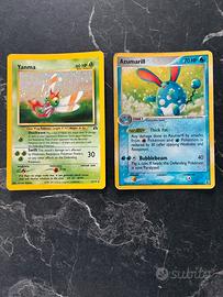 Azumarill 114/113 e Yanma 17/75 ENG vintage