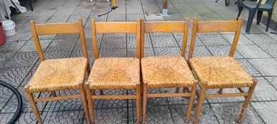 sedie cucina soggiorno vintage 