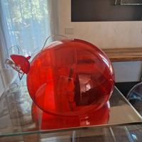 Lampadario sospensione Kartell rosso