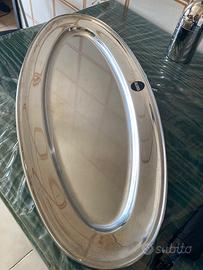 ALESSI VASSOIO PESCE DI 60 CM. ACCIAIO INOX