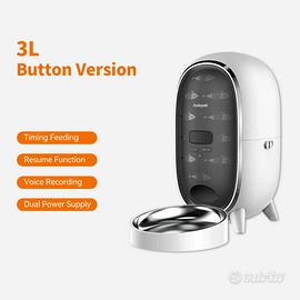 Distributore automatico di crocchette gatto da 3L