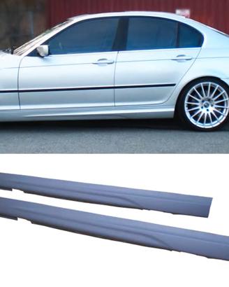 Coppia Minigonne laterali BMW Serie 3 E46 M-tech