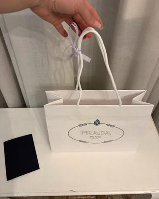 Busta Prada originale con fiocco