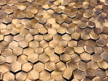 Piastrelle in Mosaico in alluminio oro