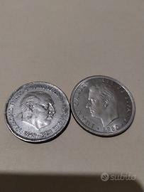 monete spagnole pesetas