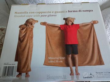 Mantella guanti e cappuccio Kanguru e tappetino