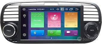 Navigatore fiat 500 android wifi 4g sim carplay