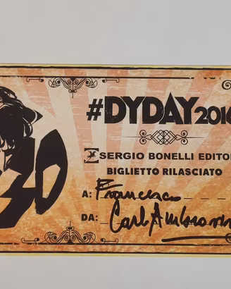 Biglietto #DYDAY 2016 - 30° Anniversario Dylan Dog