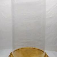 campana di vetro con base barocca 