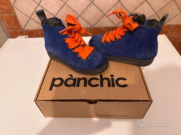 Pan Chic bambino blu elettrico scamosciato