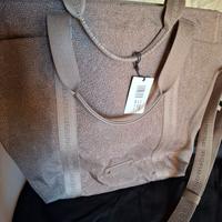 BORSA SHOPPING GRANDE BORBONESE ,PORTAFOGLIO E POR