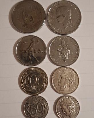 100 lire Minerva e Turrita/50 lire Vulcano e Turri