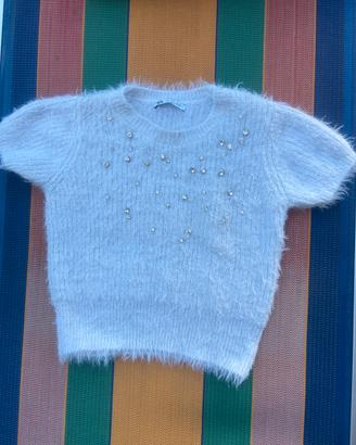 Pullover con pagliette