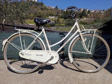 Bici a bacchetta Vintage Peripoli bianca