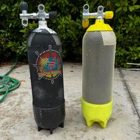 due bombole sub da 10 litri