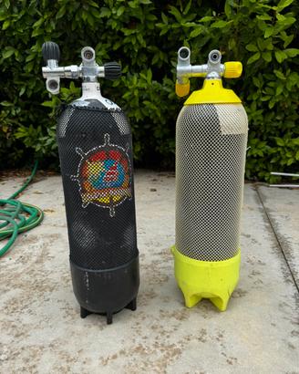 due bombole sub da 10 litri