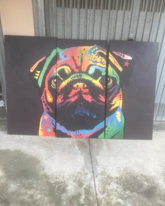 Quandro trittico pop art