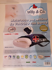 Materasso Willy per lettino da viaggio