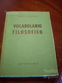 Cantoro, Vocabolario filosofico