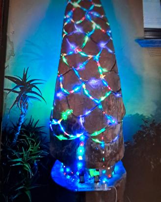 albero di natale in legno