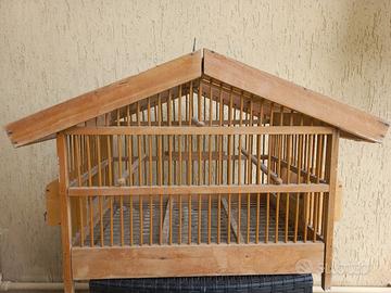 gabbietta di legno per uccellini 