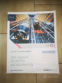 Libro 101 LEZIONI DI DIRITTO ED ECONOMI