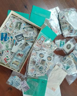 FRANCOBOLLI-LOTTO 1500 pezzi e più-