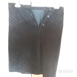 Gonna scamosciata Pancaldi