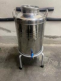 Silos acciaio inox per olio 50 litri