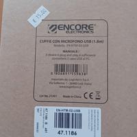 Cuffia con microfono Encore usb