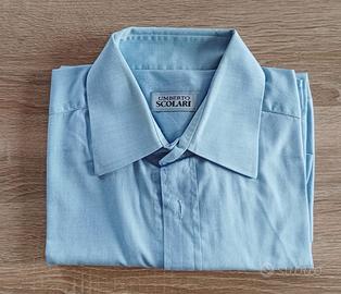 camicia azzurra "UMBERTO SCOLARI"