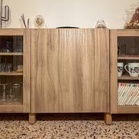 Madia besta ikea rovere