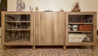 Madia besta ikea rovere