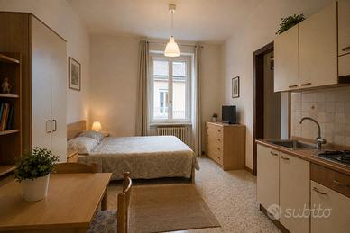 Ampio monolocale arredato a Milano - Magenta