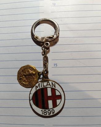 portachiavi Milan smalto anni 50