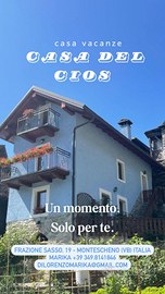 LAST MINUTE Graziosa casetta in Valle Antrona